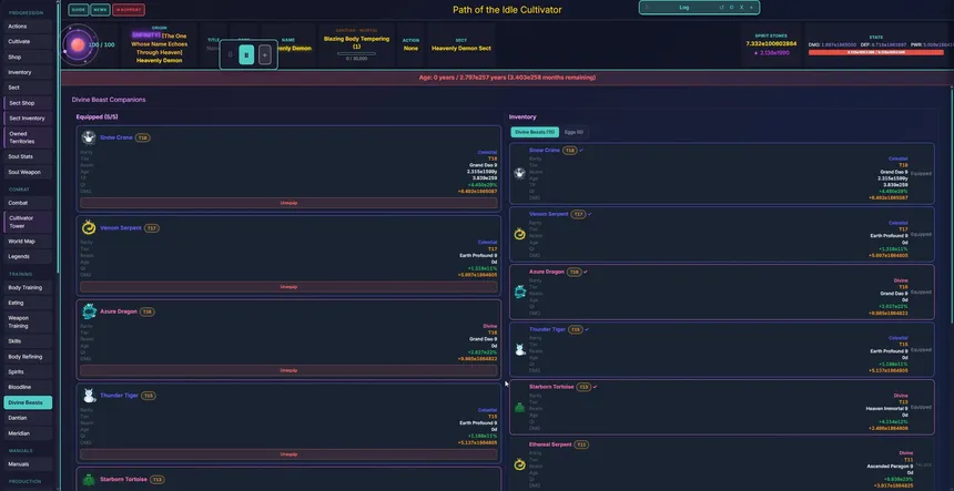 Скриншот 4 к игре Path of the idle cultivator