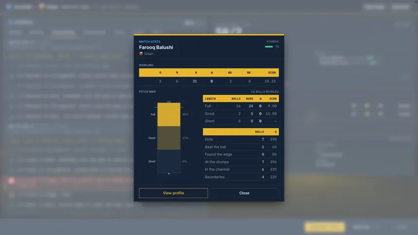 Скриншот 5 к игре Cricket Team Manager
