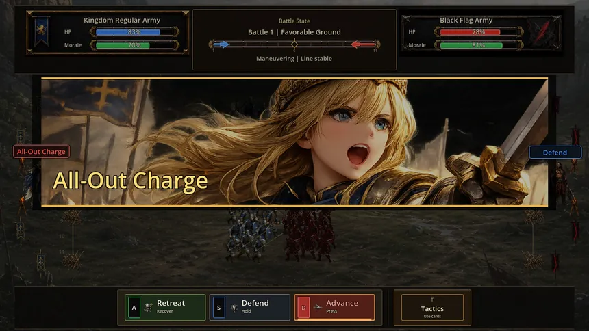 Скриншот 2 к игре WHEN ARMIES WAVER