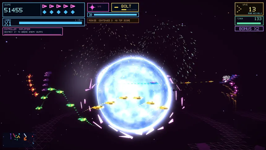 Скриншот 3 к игре Neon Breaker: Endless Arcade