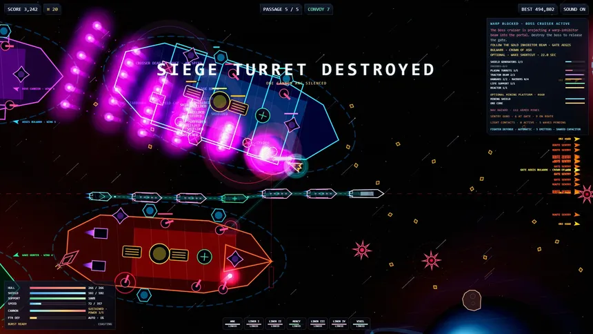 Скриншот 5 к игре Rogue Space Convoy