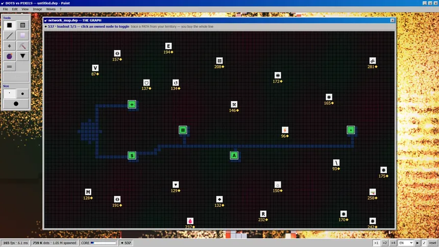 Скриншот 3 к игре DOTS VS PIXELS