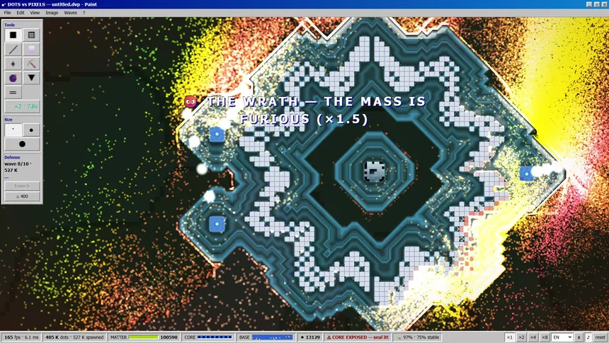 Скриншот 5 к игре DOTS VS PIXELS