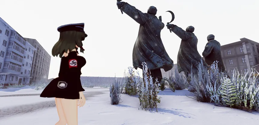 Скриншот 2 к игре HITLER WAIFU 2
