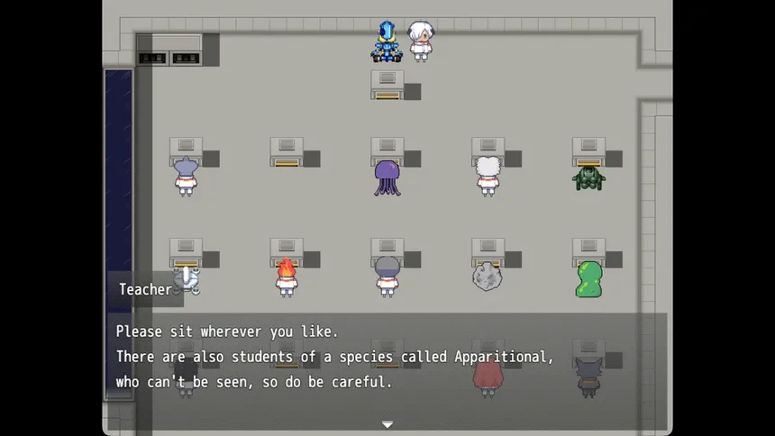 Скриншот 1 к игре ソラの教室 : Classroom in Sora