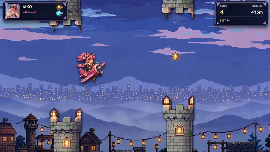 Скриншот 4 к игре Luna Skyrider