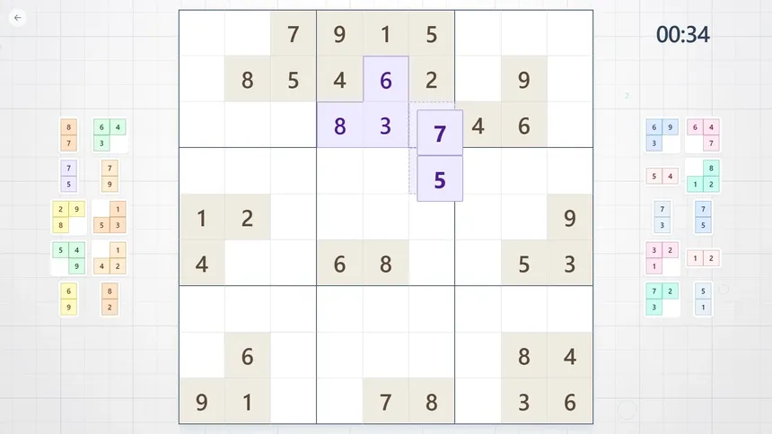 Скриншот 1 к игре Необычное судоку