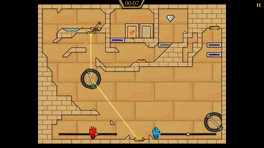 Скриншот 3 к игре Fireboy & Watergirl 2: The Light Temple