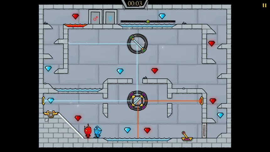 Скриншот 4 к игре Fireboy & Watergirl 3: The Ice Temple
