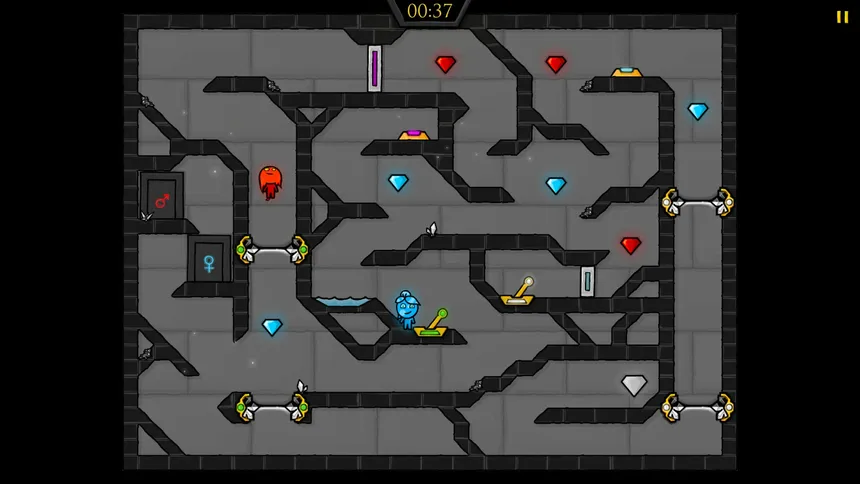 Скриншот 2 к игре Fireboy & Watergirl 4: The Crystal Temple