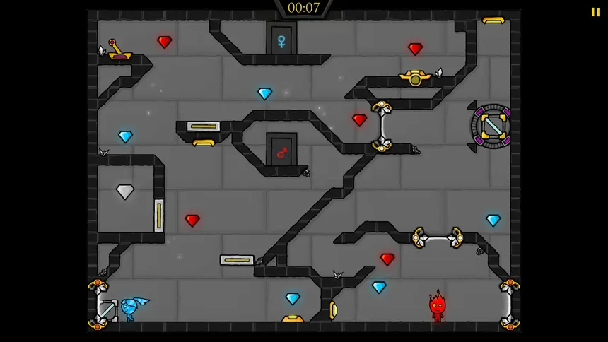 Скриншот 4 к игре Fireboy & Watergirl 4: The Crystal Temple