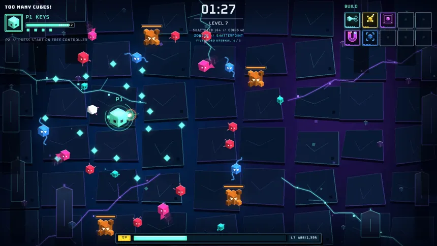 Скриншот 1 к игре Too Many CUBES!
