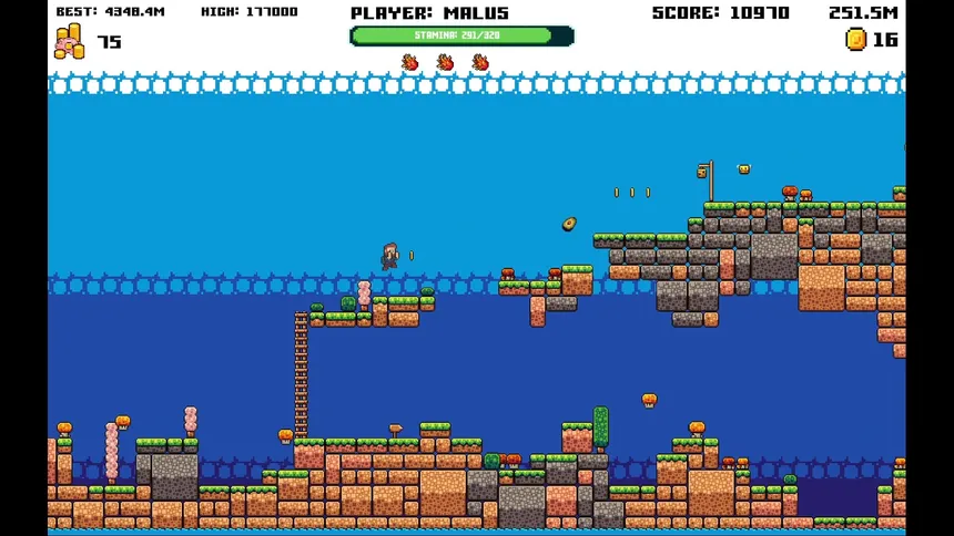 Скриншот 2 к игре Super Going Right Man