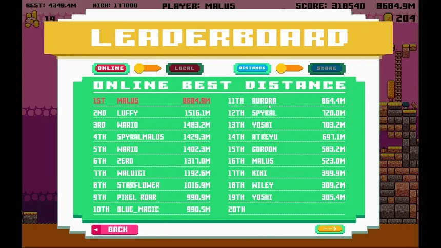 Скриншот 8 к игре Super Going Right Man