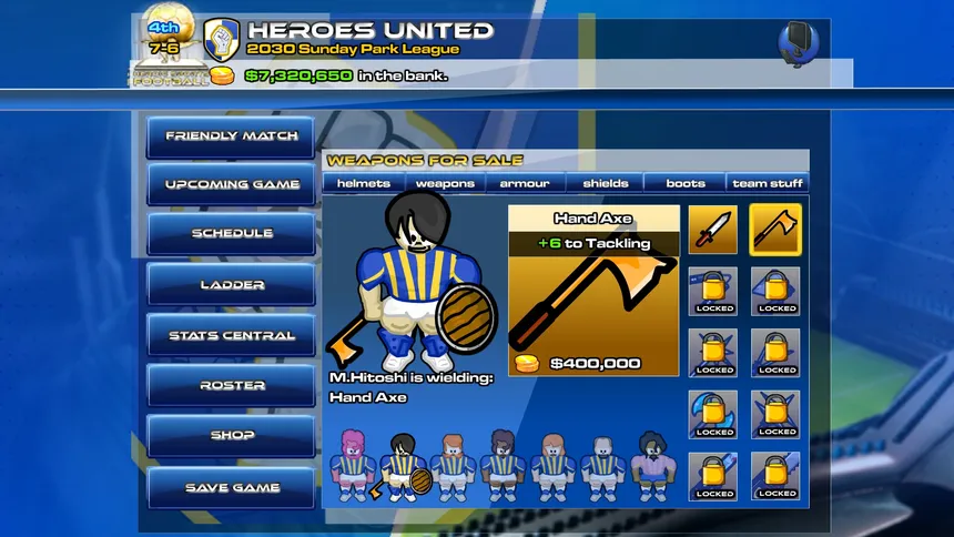 Скриншот 4 к игре Heroic Sports Football : Enhanced Edition