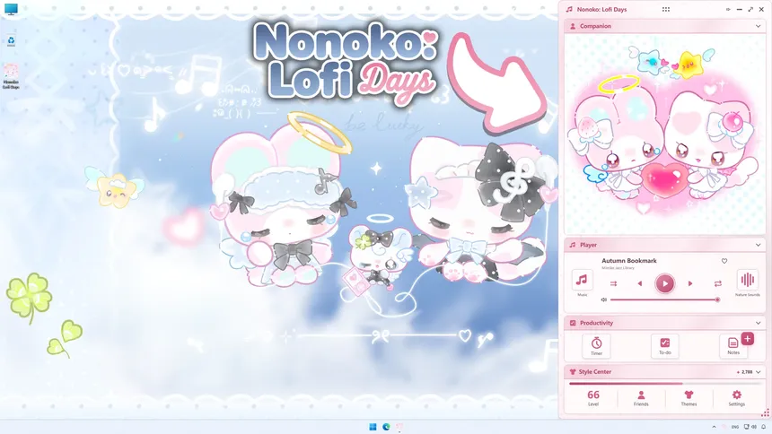 Скриншот 1 к игре Nonoko: Lofi Days