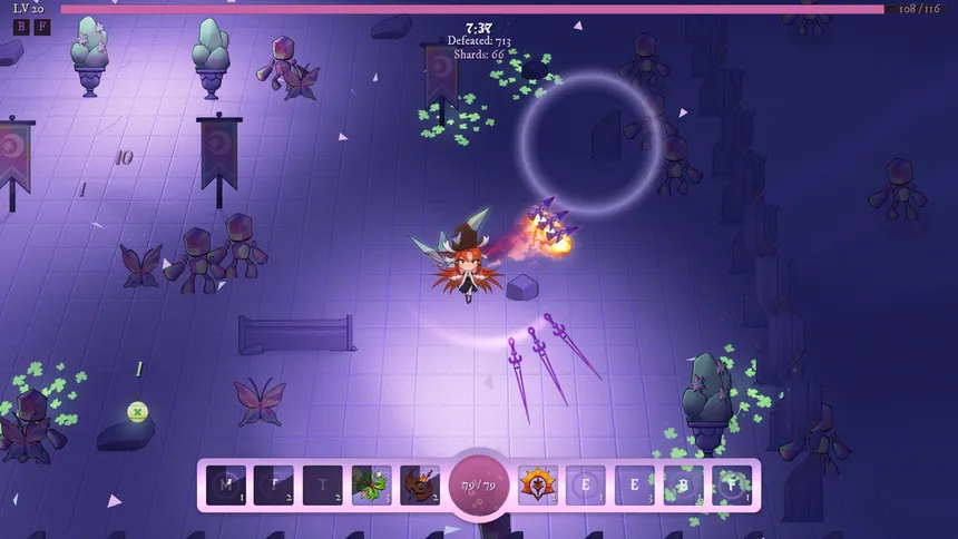 Скриншот 1 к игре Mahou Mayhem: Shoujo Survivors