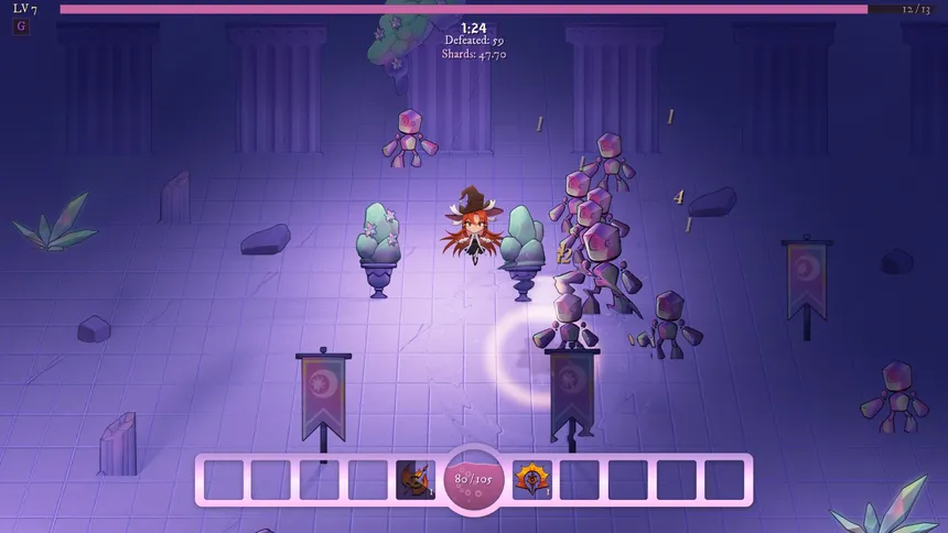 Скриншот 3 к игре Mahou Mayhem: Shoujo Survivors