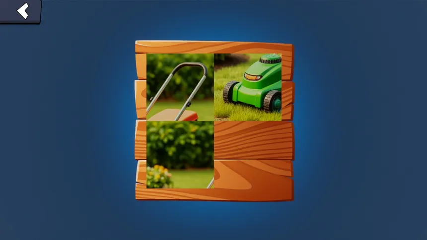 Скриншот 3 к игре Lawnmower Puzzle