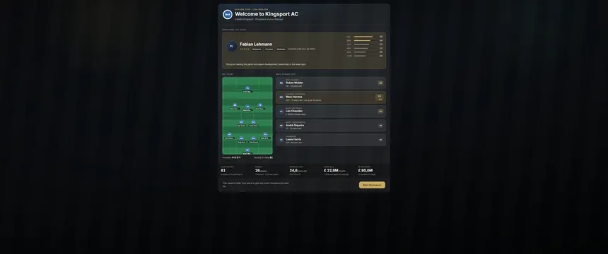 Скриншот 8 к игре Footy Manager