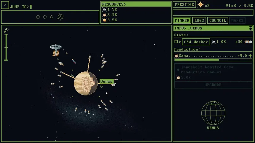 Скриншот 4 к игре Astra Incrementalia