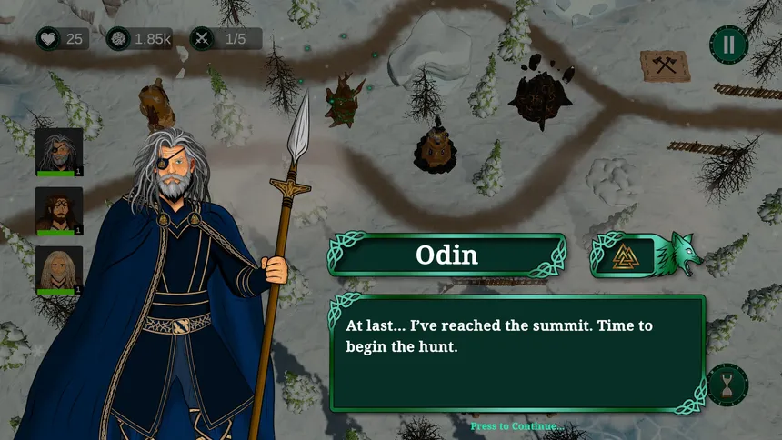 Скриншот 2 к игре Odin's Fate