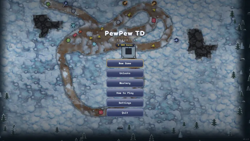 Скриншот 1 к игре Pew Pew TD