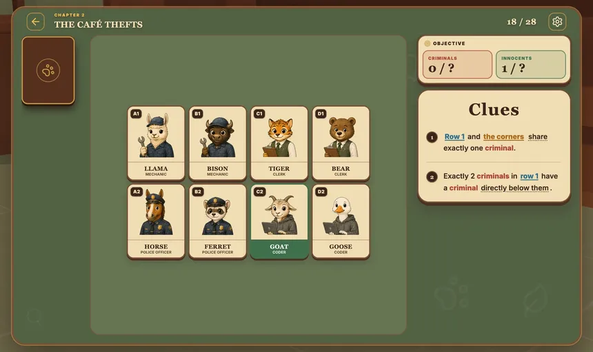 Скриншот 1 к игре The Clues