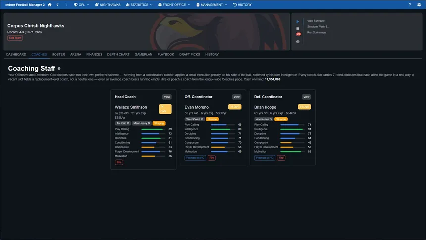 Скриншот 6 к игре Indoor Football Manager 2