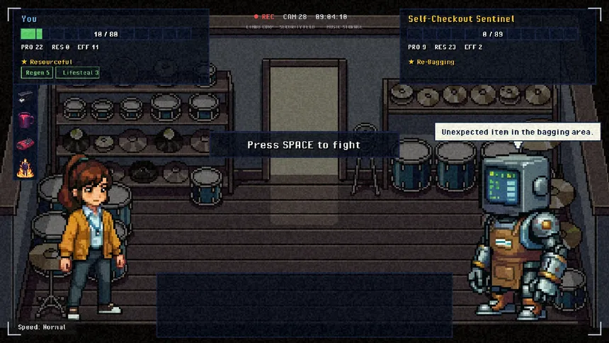 Скриншот 1 к игре Open Headcount: A Corporate-Hell Roguelike