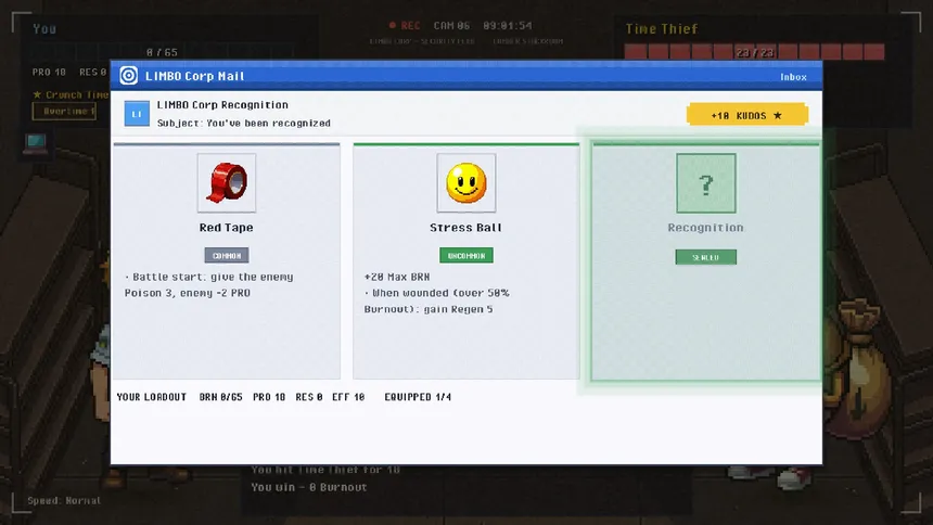 Скриншот 6 к игре Open Headcount: A Corporate-Hell Roguelike