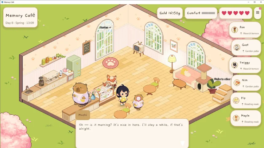 Скриншот 1 к игре memory cafe
