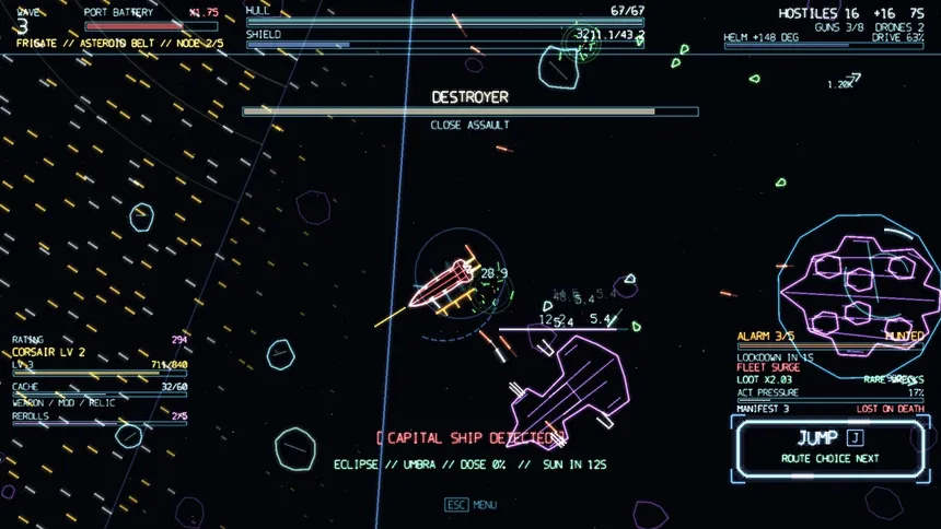 Скриншот 2 к игре Space Carrier Zero