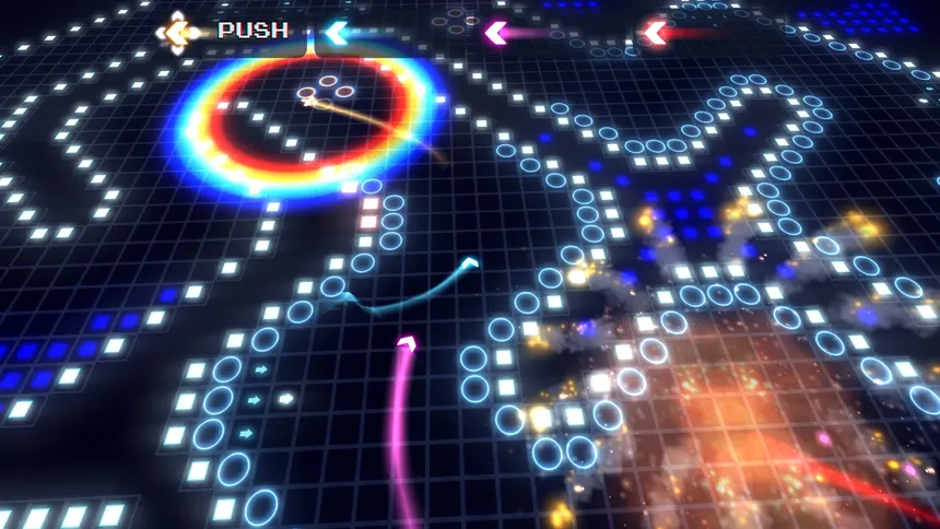 Скриншот 3 к игре Glow Arcade Racer