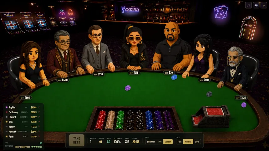 Скриншот 1 к игре Casino Dealer Simulator