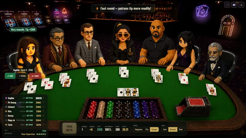 Скриншот 4 к игре Casino Dealer Simulator