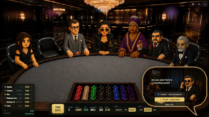 Скриншот 8 к игре Casino Dealer Simulator