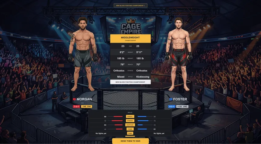 Скриншот 2 к игре Cage Empire: MMA Manager