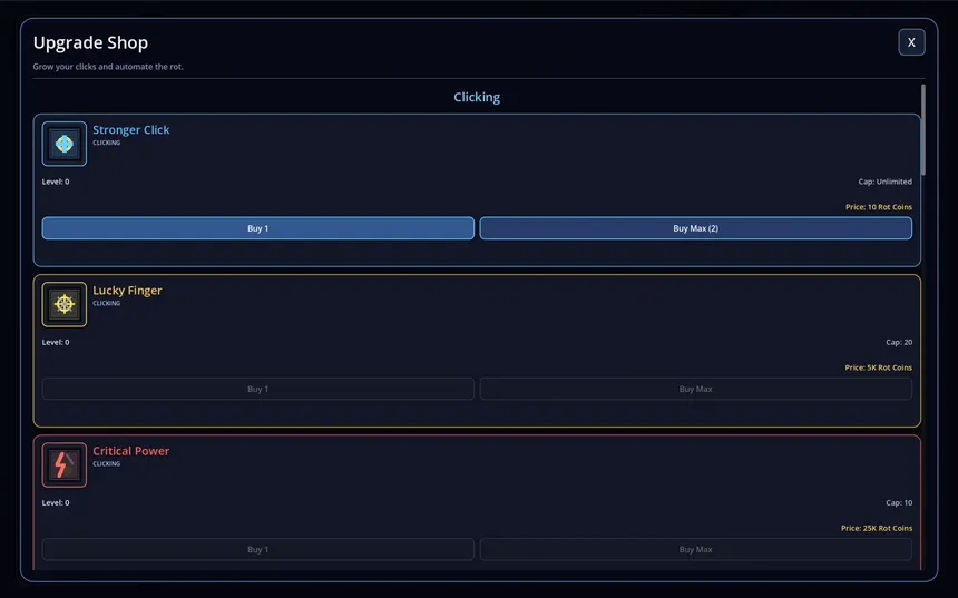 Скриншот 2 к игре Brainrot Clicker