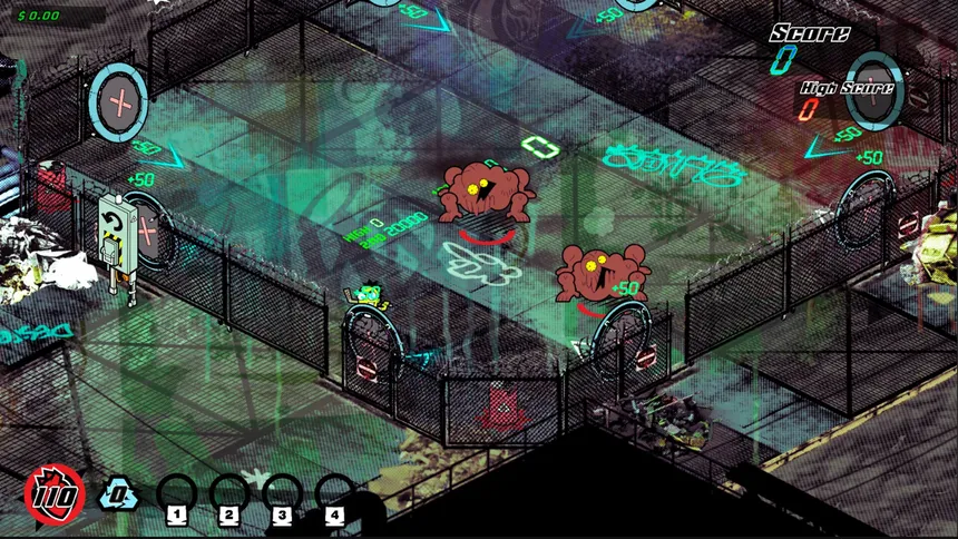 Скриншот 1 к игре Barbwire Rodeo