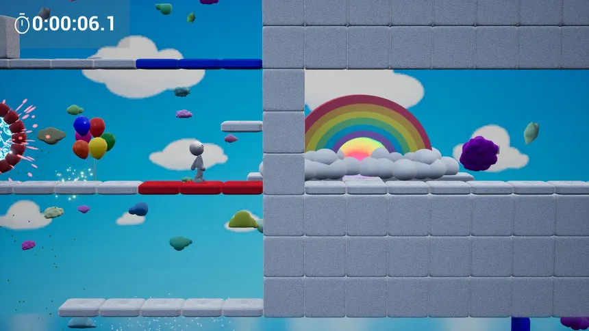 Скриншот 1 к игре Tintle's Great Colorful Adventure
