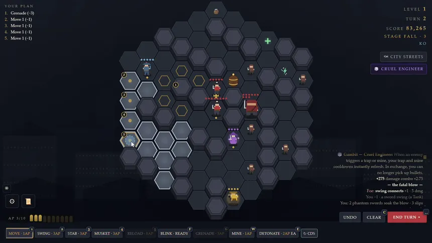 Скриншот 1 к игре En Garde Gambit