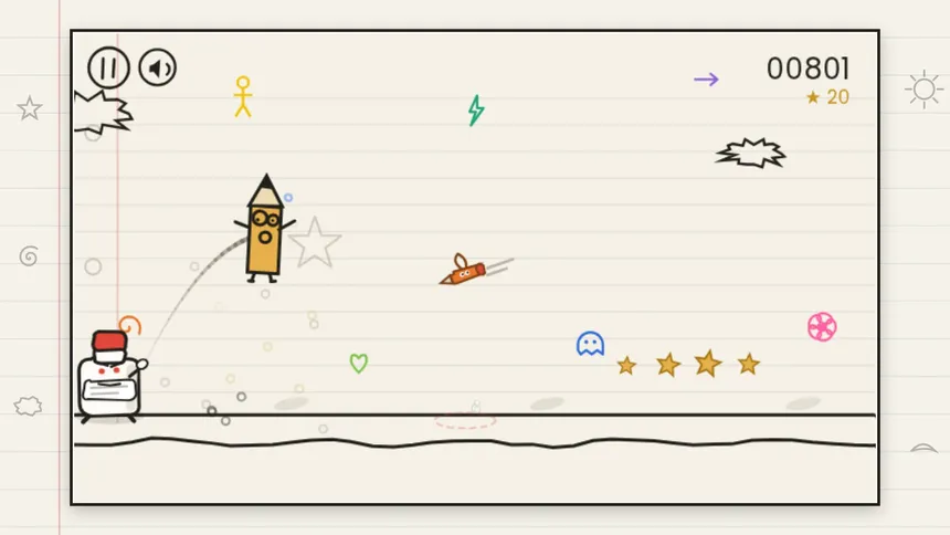 Скриншот 1 к игре Pencil Pursuit