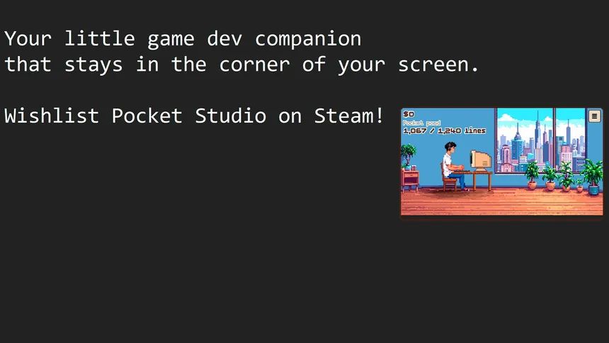 Скриншот 1 к игре Pocket Studio Desktop Companion