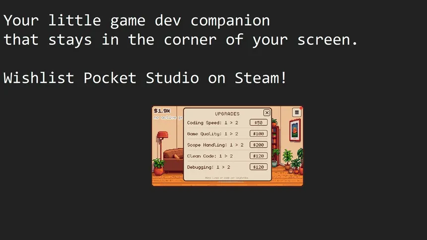 Скриншот 3 к игре Pocket Studio Desktop Companion