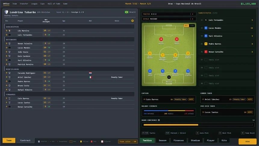 Скриншот 7 к игре Marvelous Soccer Management