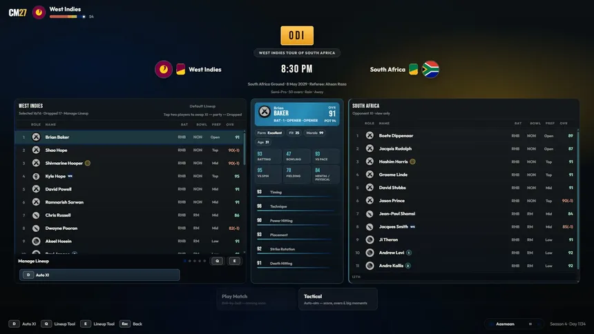 Скриншот 3 к игре Cricket Manager 27
