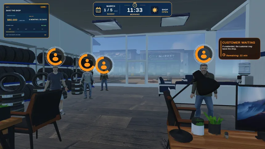 Скриншот 7 к игре Tire Dealer Simulator