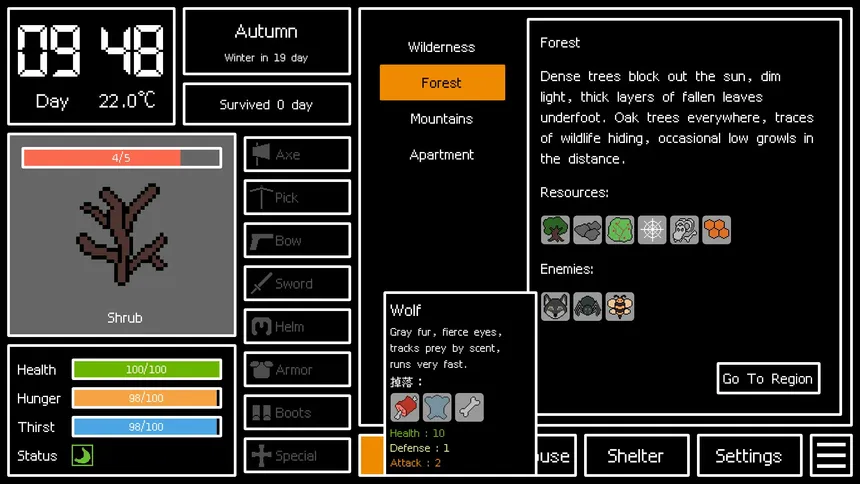 Скриншот 3 к игре Text Shelter
