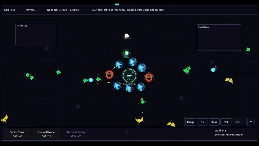 Скриншот 1 к игре Desktop Monsters